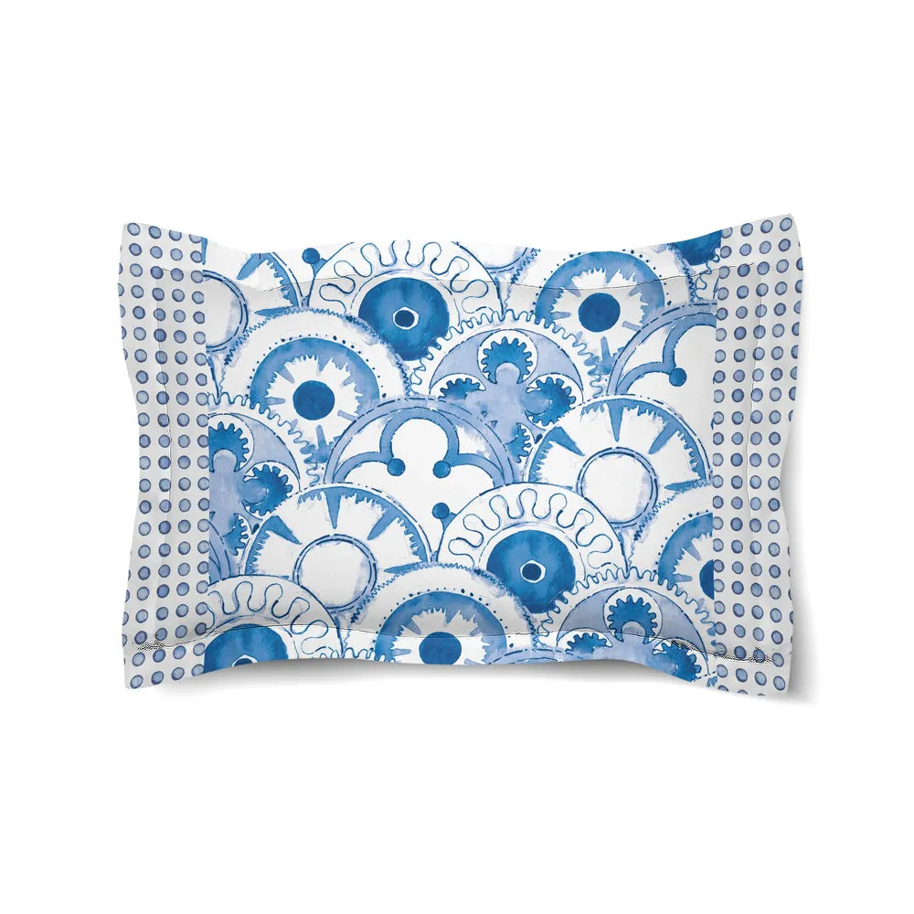 Medallion Scallops Duvet Sham