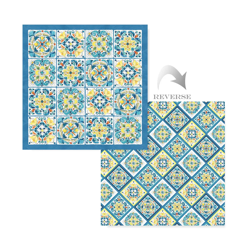 Mediterranean Breeze Reversible Quilt Set