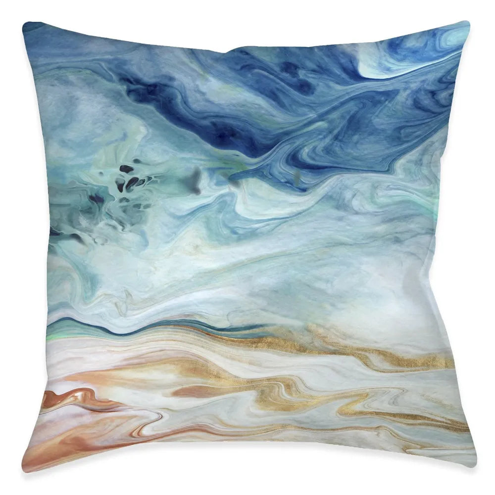 Melting Waters Outdoor Decorative Pillow
