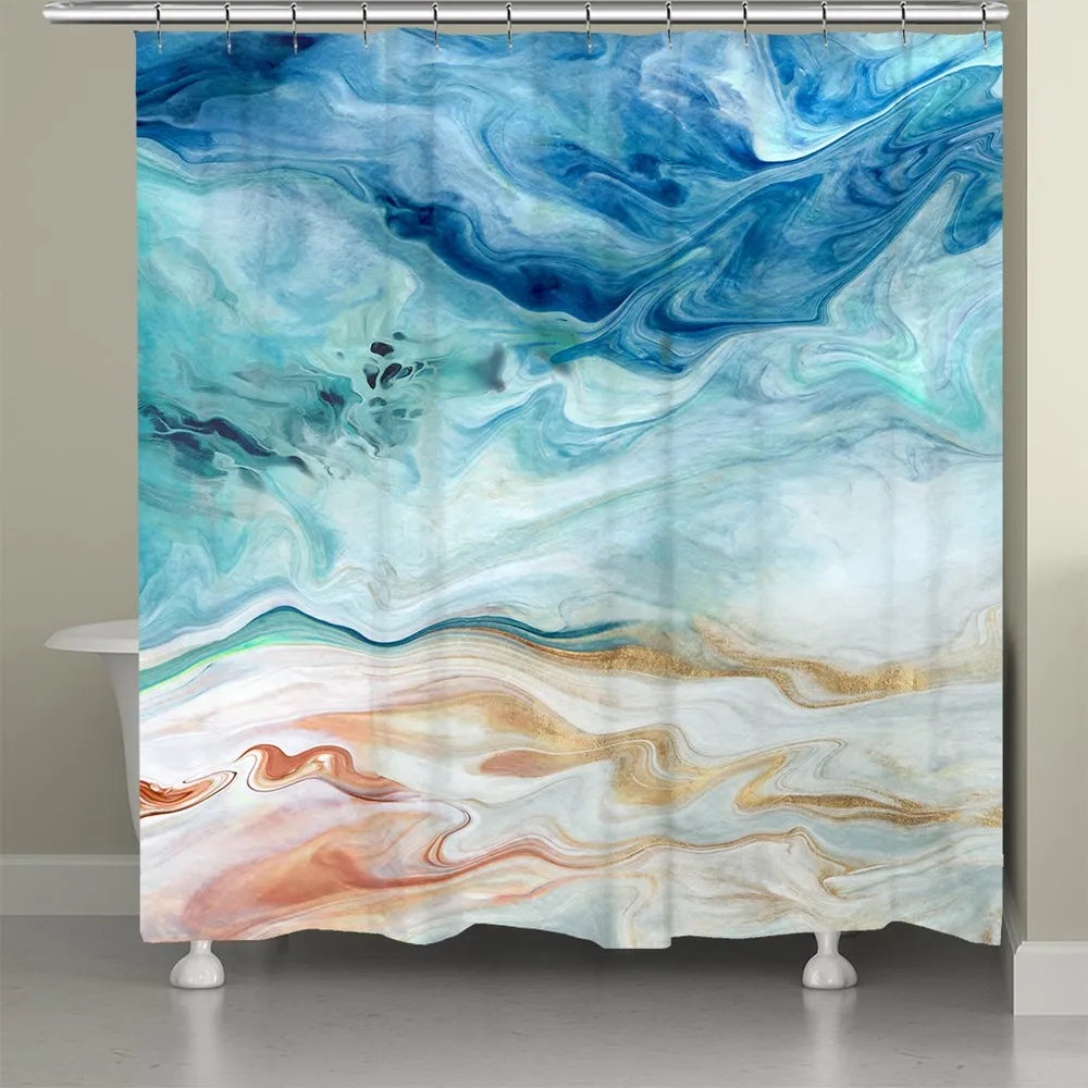 Melting Waters Shower Curtain