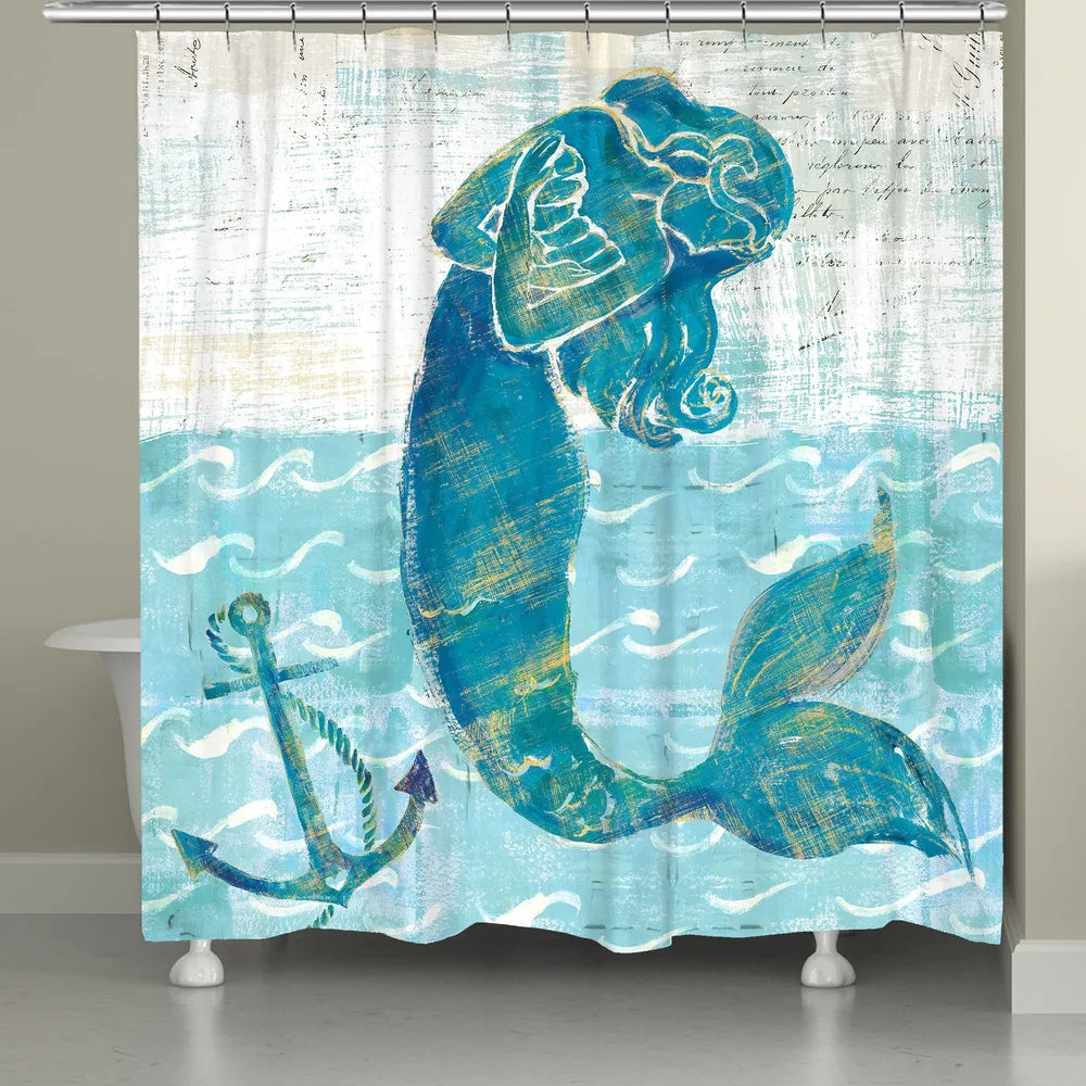 Mermaid of the Seven Seas Shower Curtain 