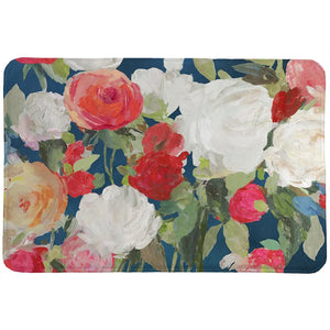 Moody Florals Memory Foam Rug