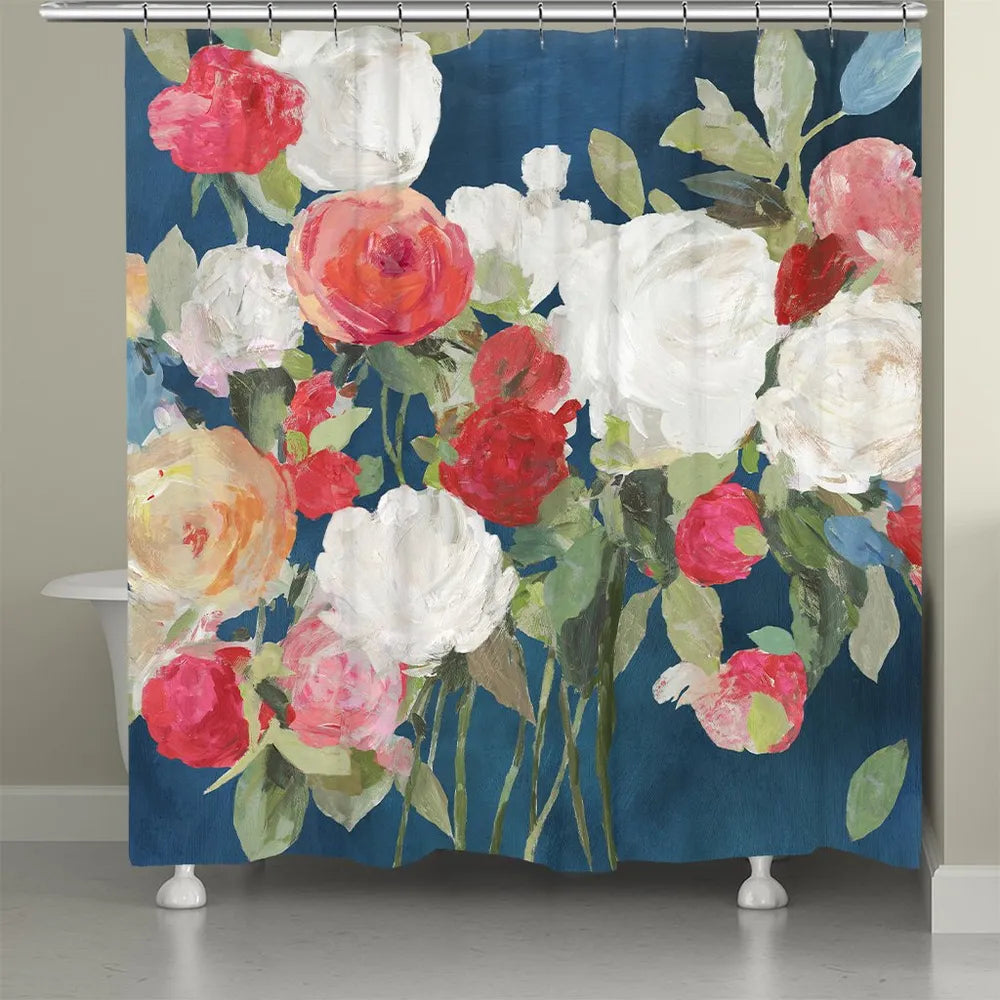 Moody Florals Shower Curtain
