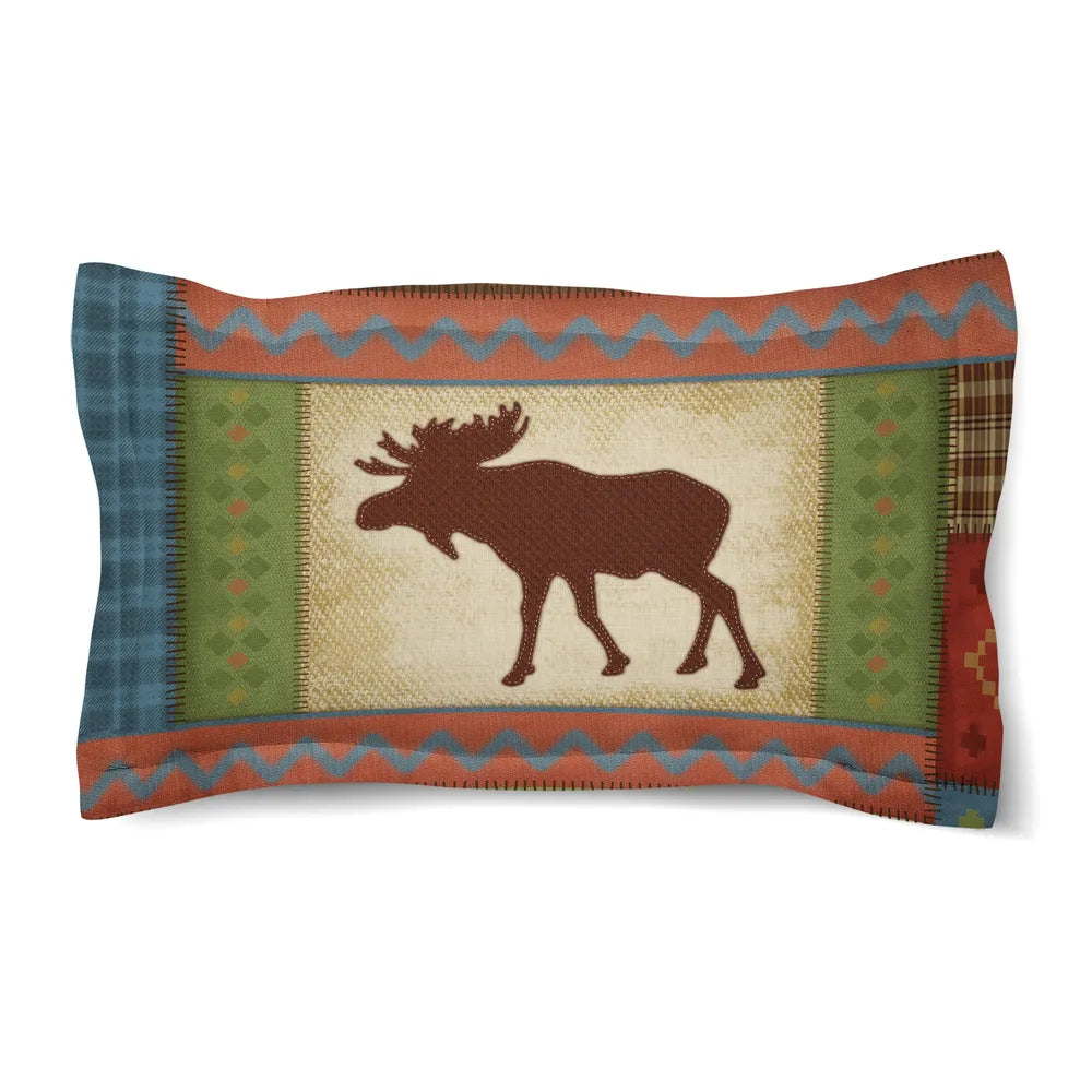 Moose Patch Comforter Sham