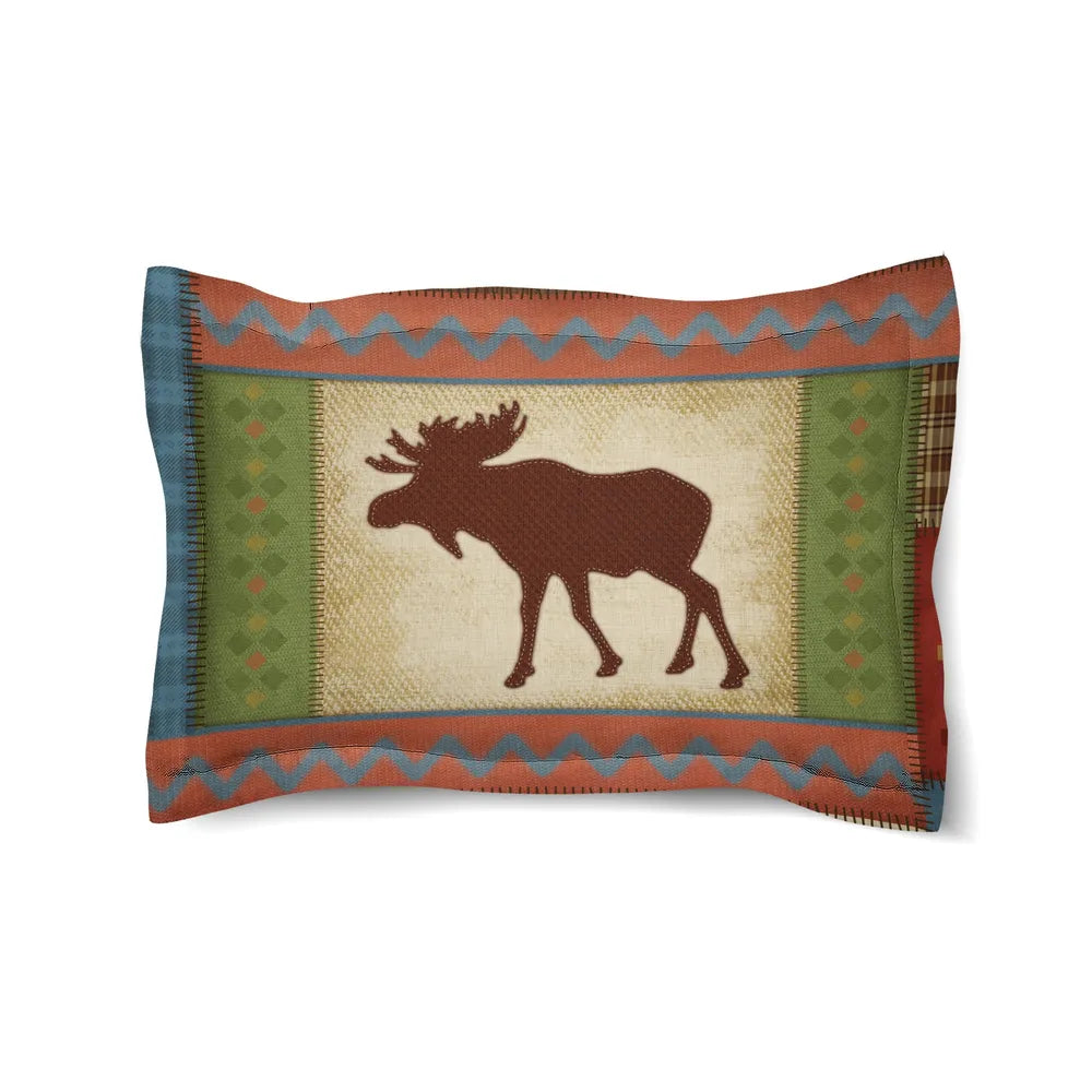 Moose Patch Comforter Sham