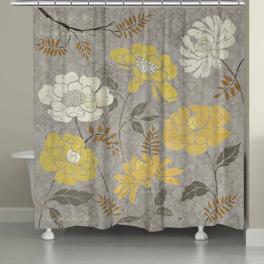 Gold Morning Tones Shower Curtain 