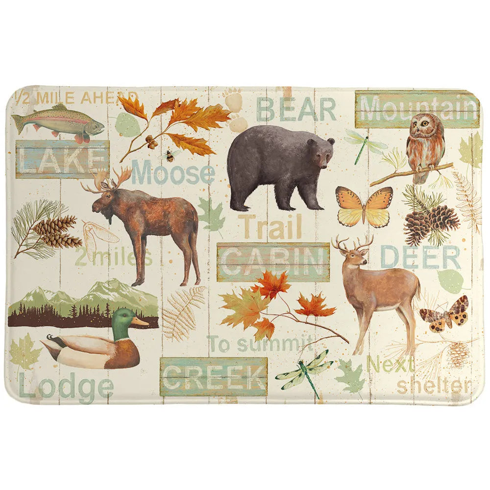 Mountain Lodge Memory Foam Rug