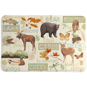 Mountain Lodge Memory Foam Rug