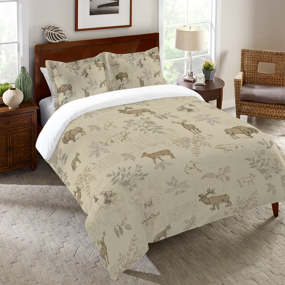 Mountain Wildlife Duvet Cover 