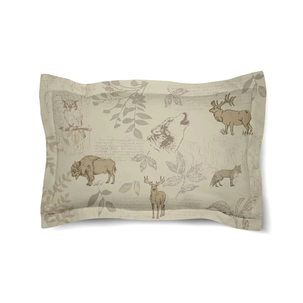 Mountain Wildlife Duvet Sham
