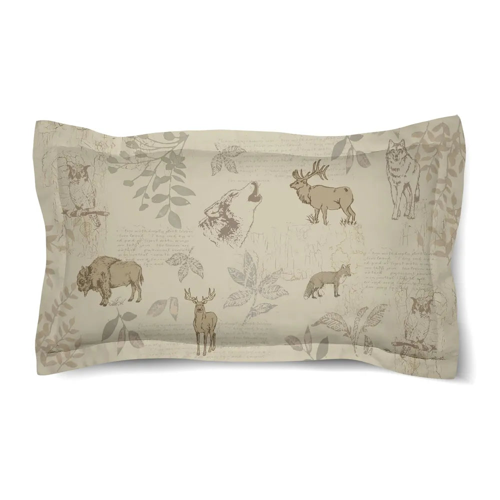 Mountain Wildlife Duvet Sham