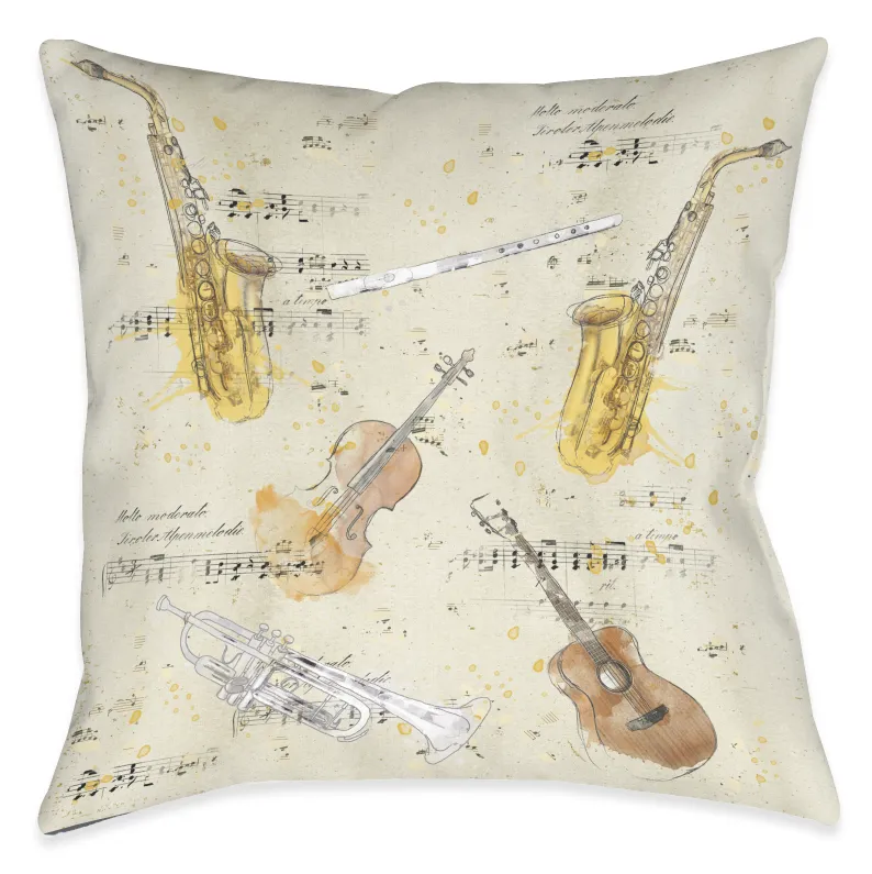 Musical Gifts Indoor Decorative Pillow