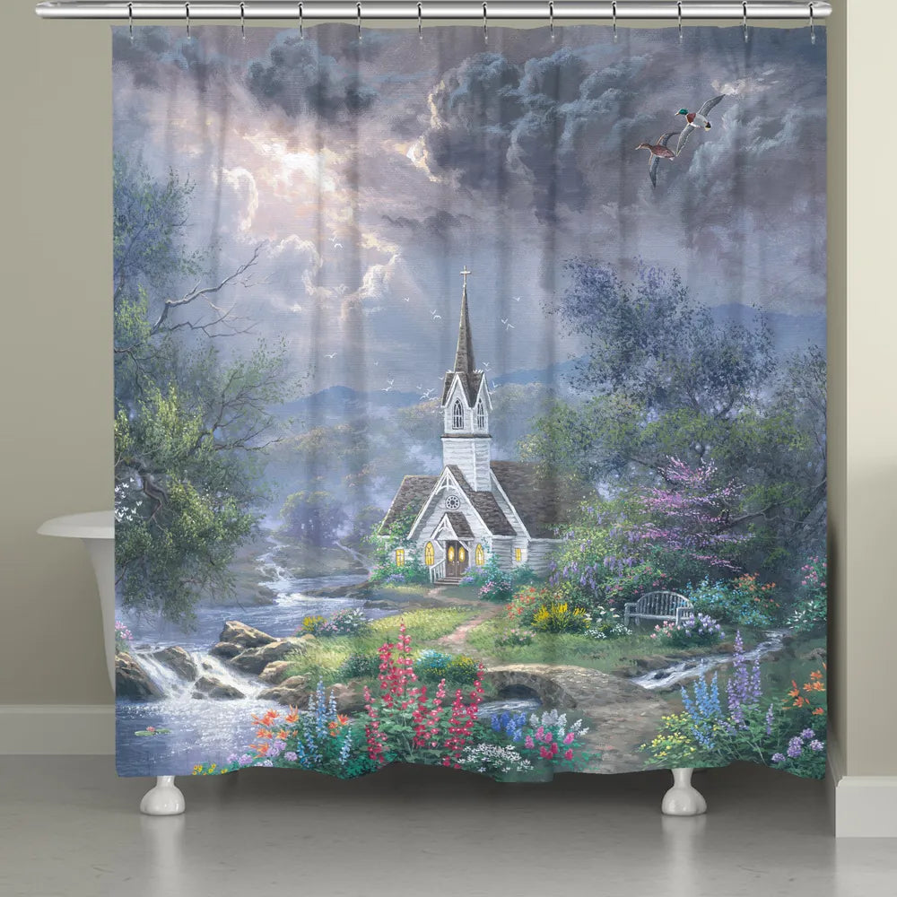 Mystical Church Shower Curtain