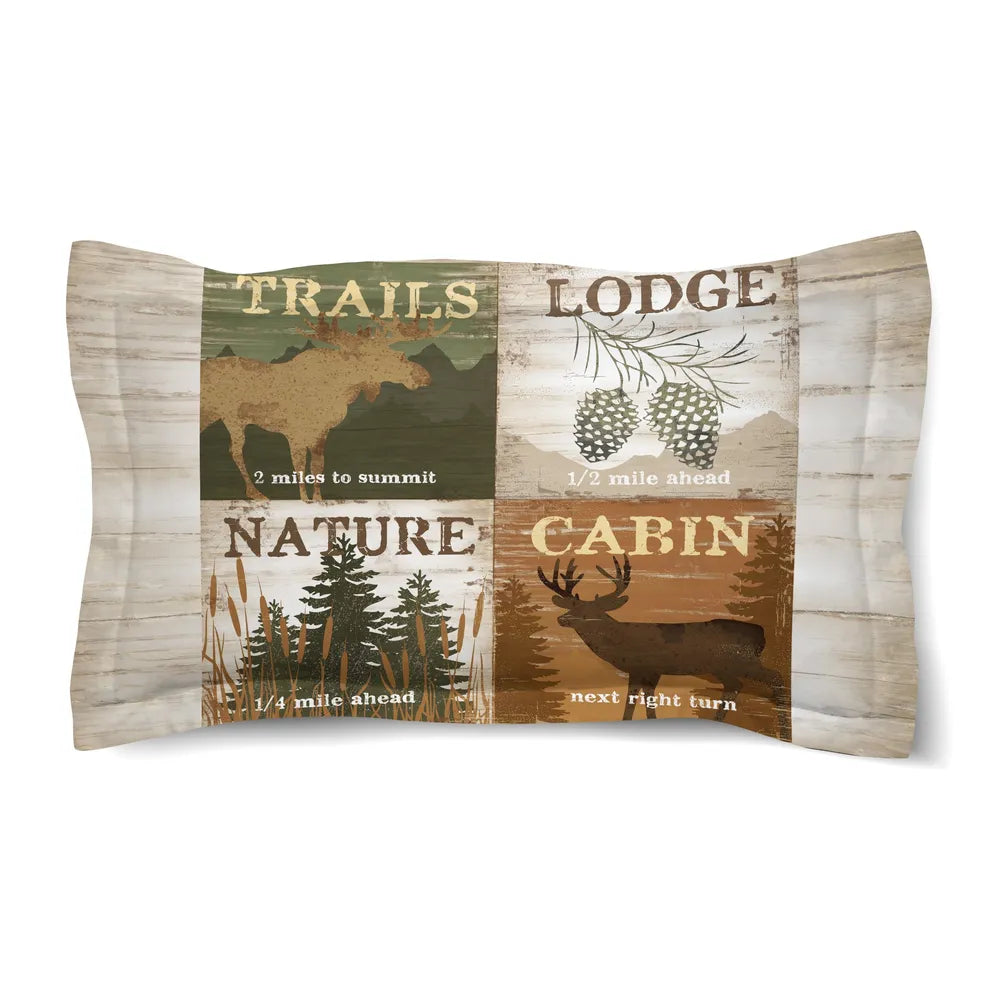 Nature and Lodge Comforter Sham
