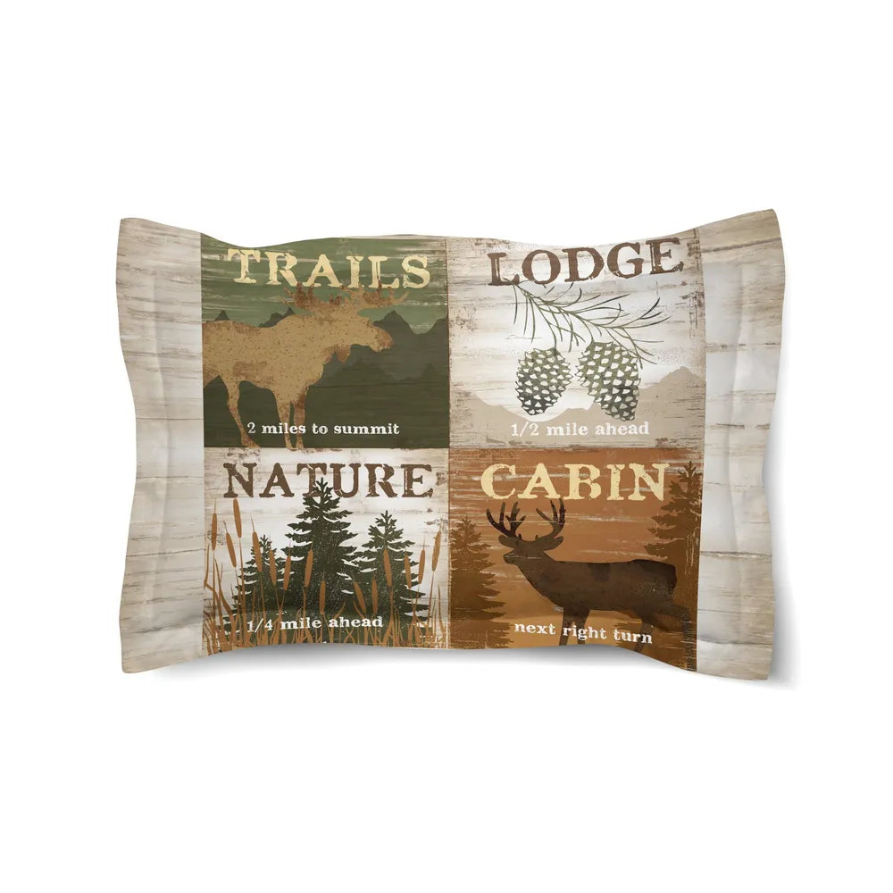 Nature and Lodge Comforter Sham