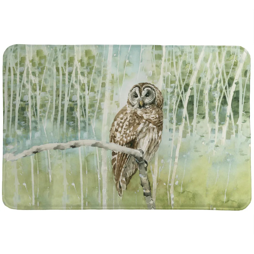 Nature's Call Owl Memory Foam Rug