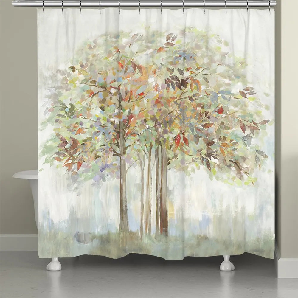 Fishing And Deer Hunting American Flag Shower Curtain
