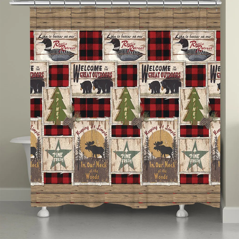 Neck Of The Woods Shower Curtain