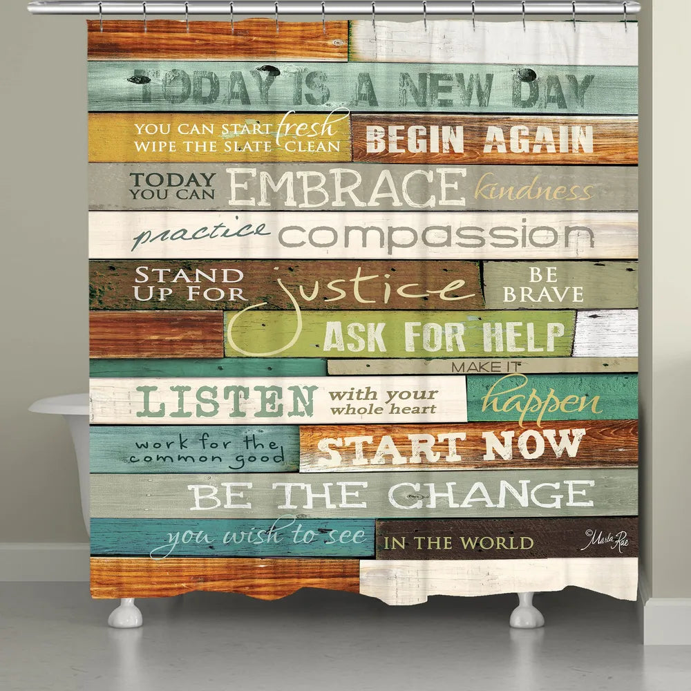 New Day Shower Curtain 