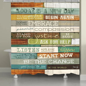 New Day Shower Curtain 