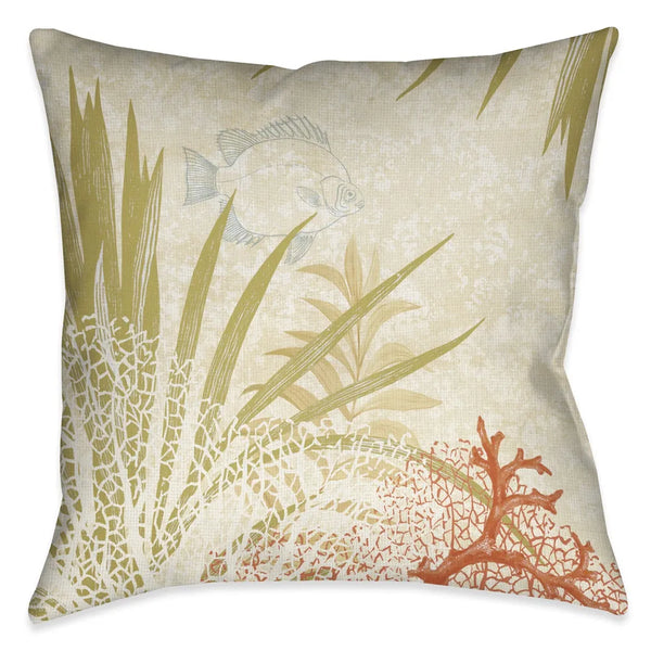 Pebble Seahorse Indoor/Outdoor Pillow main image 1