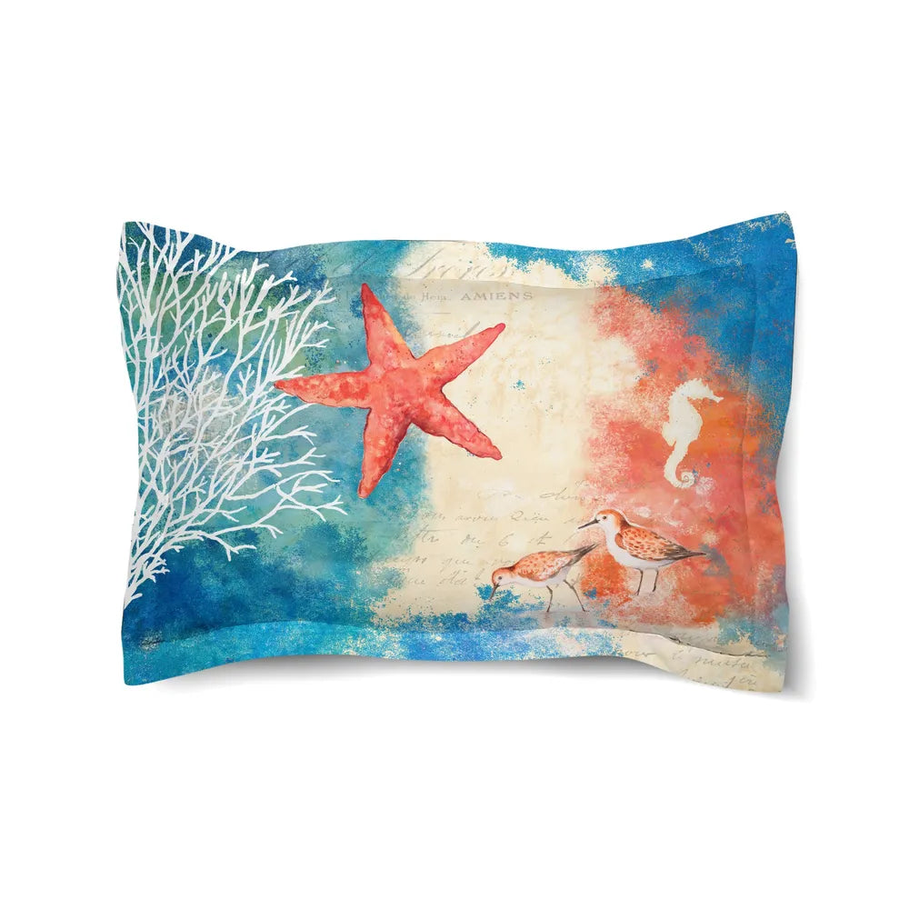 Ocean Splash Duvet Sham
