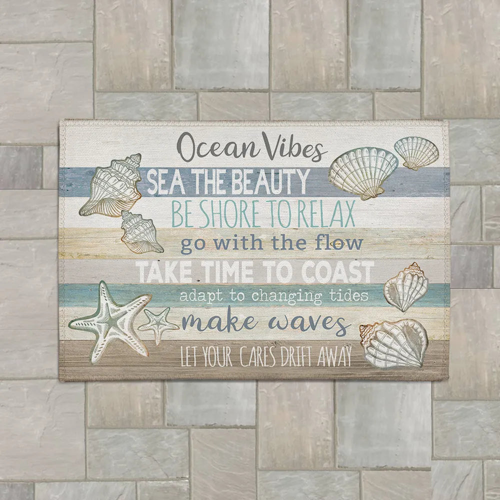 Ocean Vibes Outdoor Area Rug