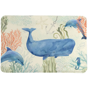 Ocean Whimsy Memory Foam Rug