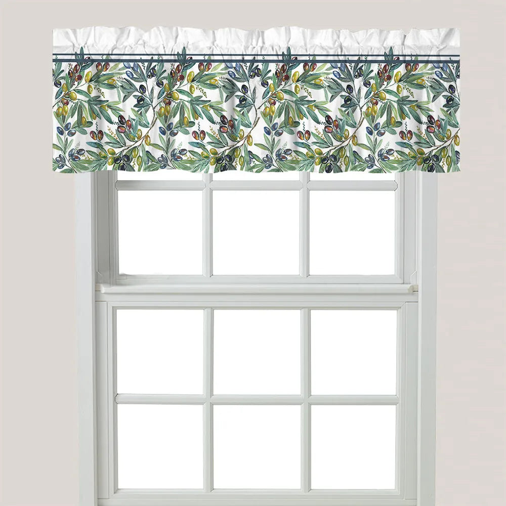 Olive Grove  Window Valance