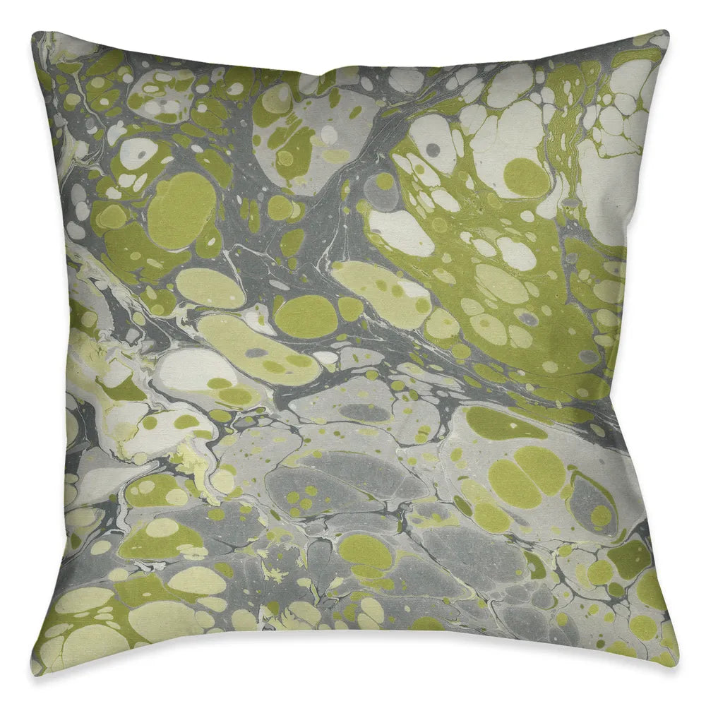 Olive Marble Outdoor Decorative Pillow