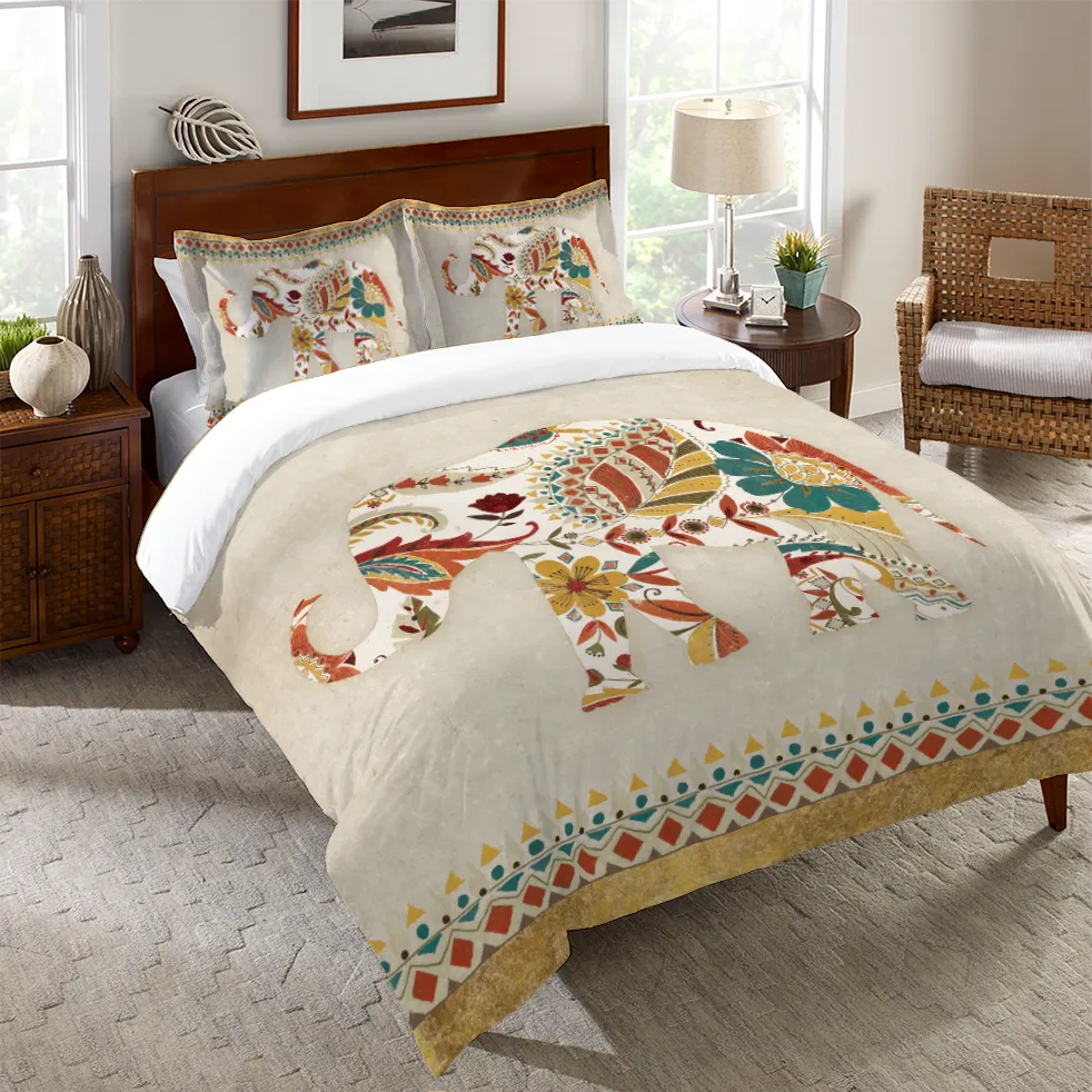 Ornate Elephant Duvet Cover 