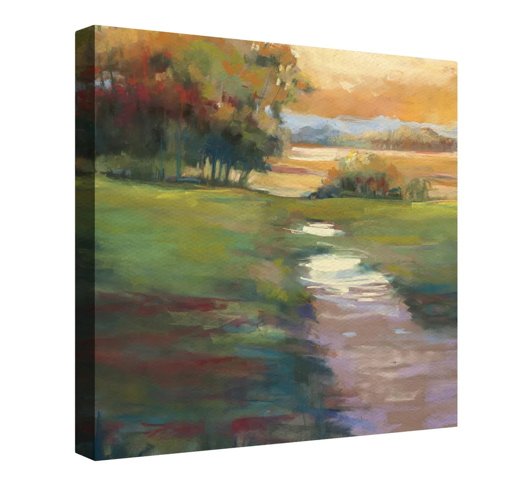 Out For a Walk Canvas Wall Art 