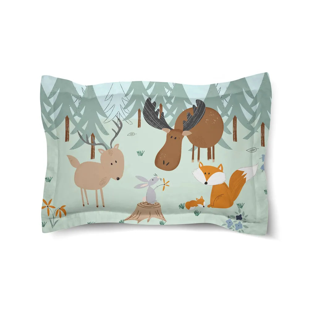 Outdoor Critters Woods Comforter Sham