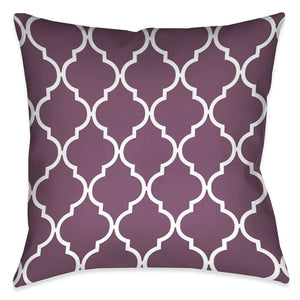 Perfect Petals II Lavender Indoor Decorative Pillow 