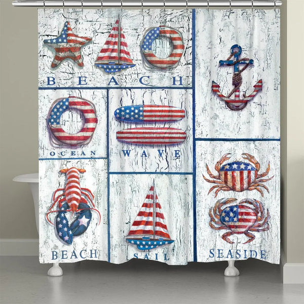 Patriot Harmony Shower Curtain NCU0DQQ0306