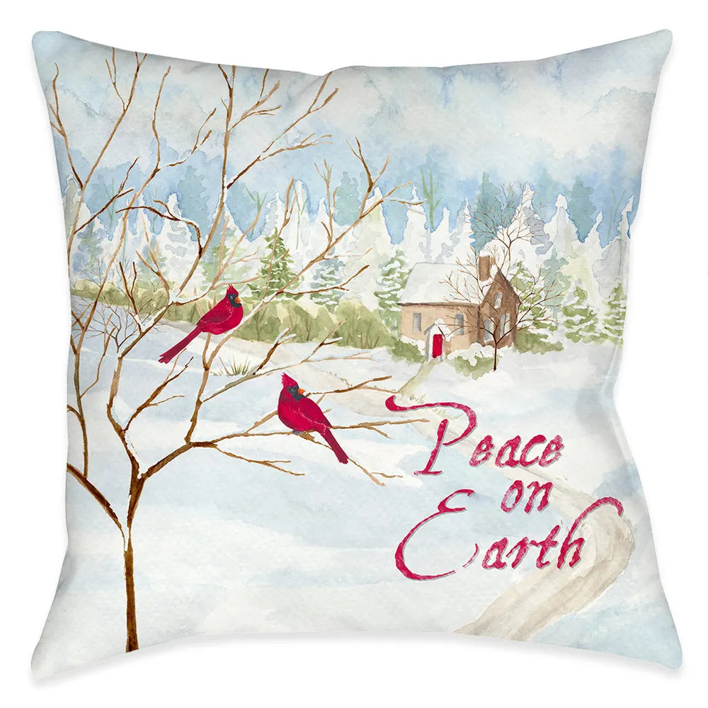 Peace on Earth Indoor Decorative Pillow