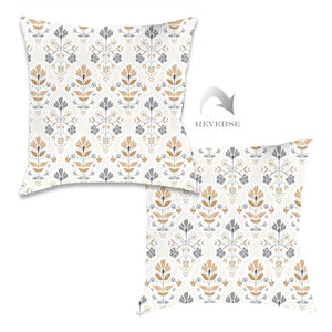 kathy ireland® HOME Peaceful Elegance Floral Outdoor Decorative Pillow