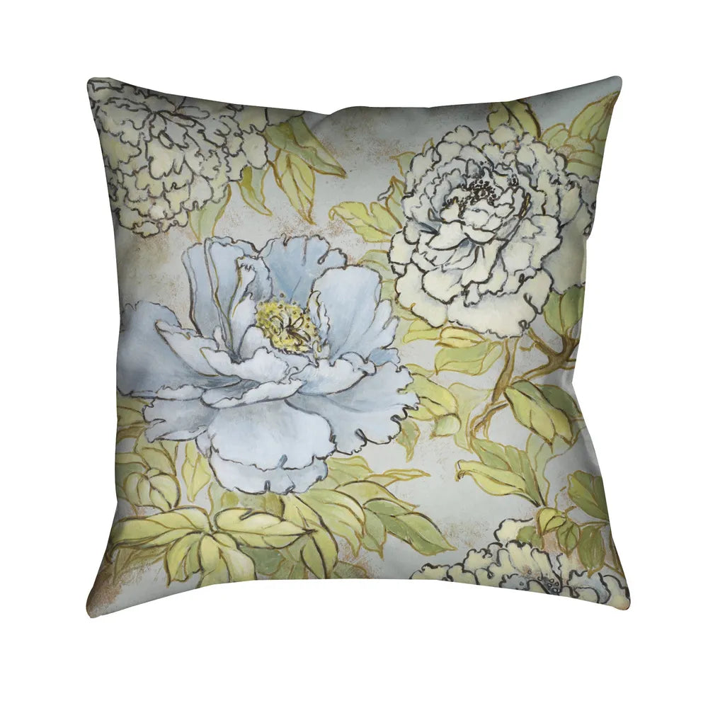 Peony Fascination I Indoor Decorative Pillow