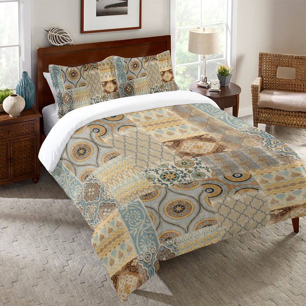 Persian Patchwork Antique Duvet Cover 
