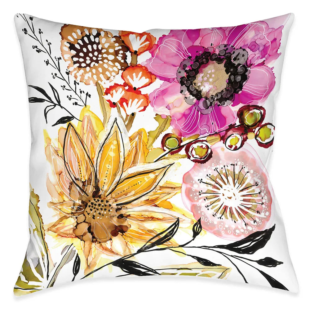 Sunray Bouquet Indoor Decorative Pillow