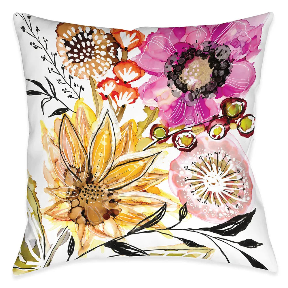 Sunray Bouquet Indoor Decorative Pillow