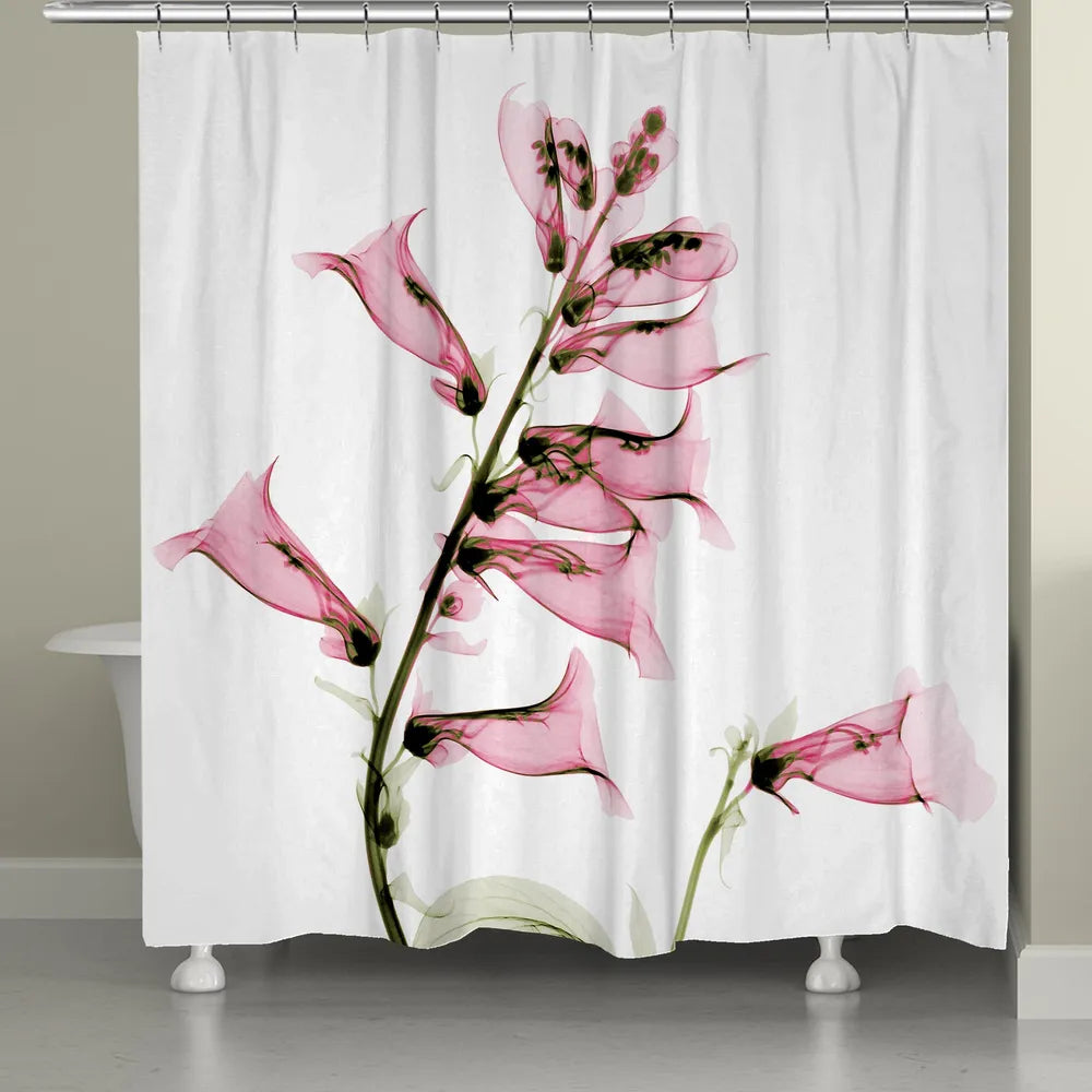 Pink Foxglove Shower Curtain 