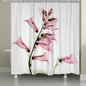 Pink Foxglove Shower Curtain 