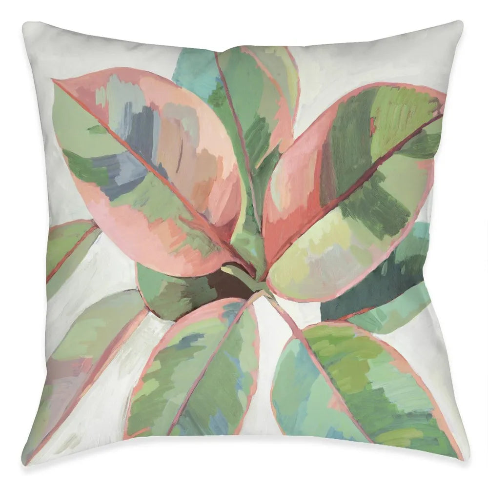 Plant Life Ficus Indoor Decorative Pillow