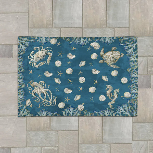 Playa Shells and Friends Outdoor Area Rug - Laural Home