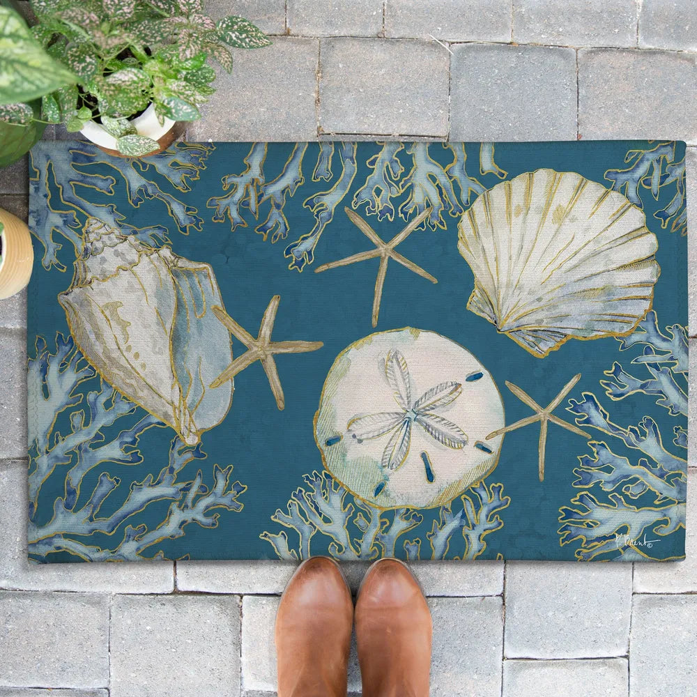 Playa Shells Outdoor Door Mat