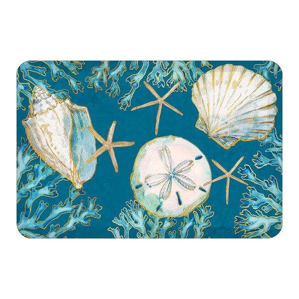Playa Shells Anti-Fatigue Kitchen Mat - Laural Home
