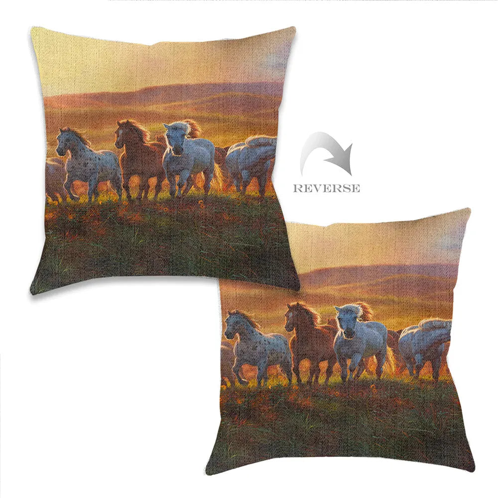 Prairie Thunder Indoor Woven Decorative Pillow
