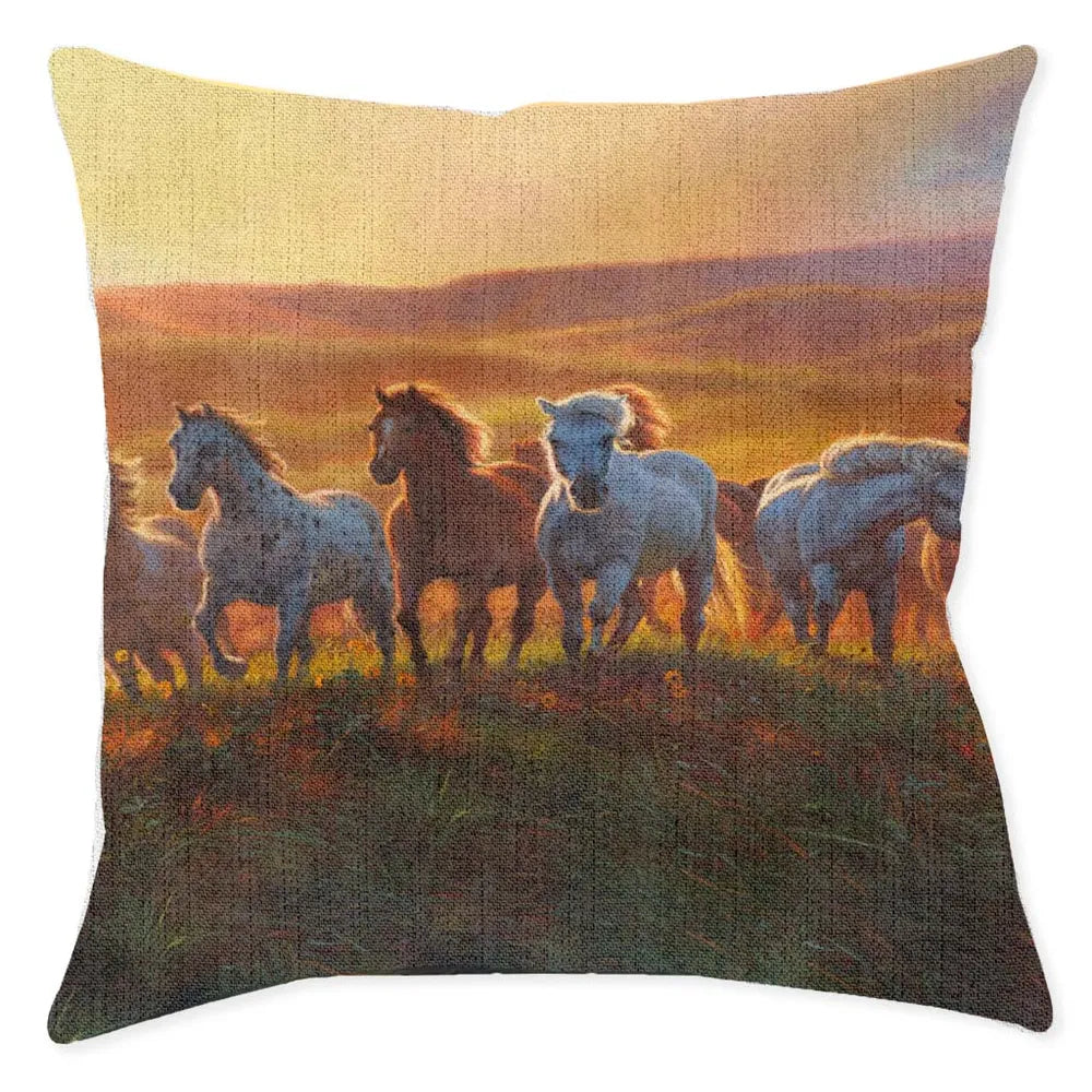 Prairie Thunder Indoor Woven Decorative Pillow