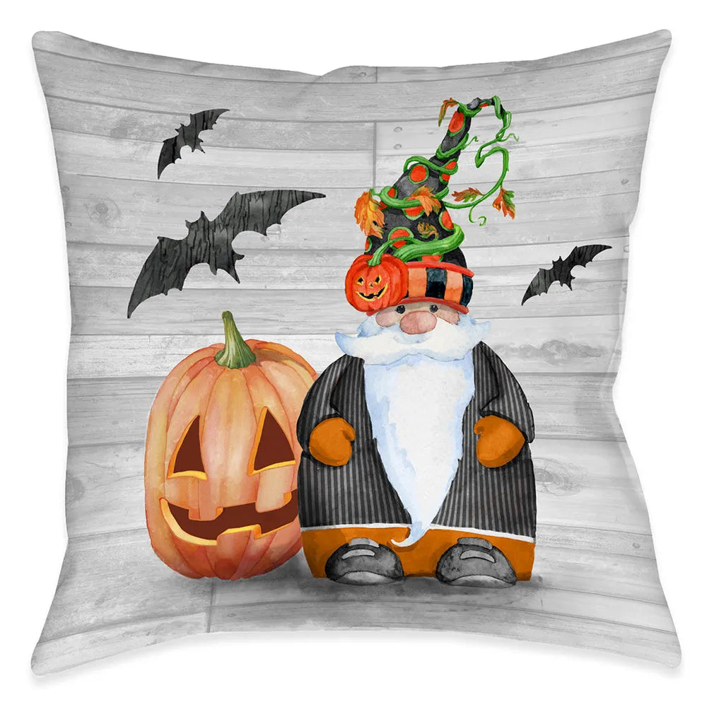Pumpkin Patch Gnome Indoor Decorative Pillow